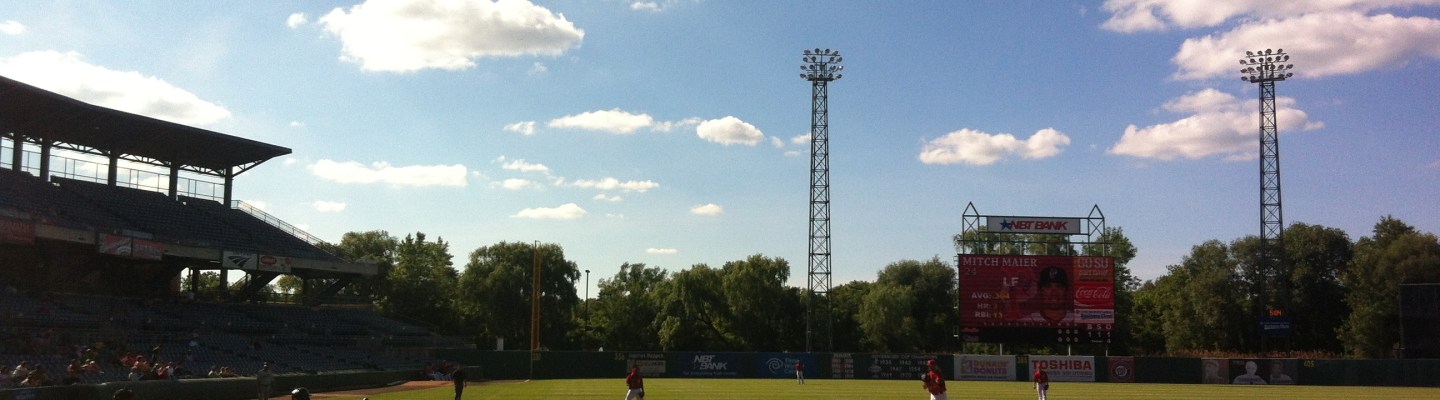 Batter up at the Syracuse Chiefs vs. Red Sox game on 6/10/2013