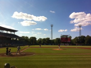 Batter up at the Syracuse Chiefs vs. Red Sox game on 6/10/2013