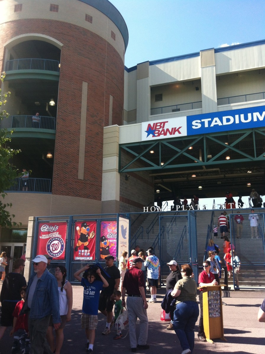 Entrance to NBT Bank Stadium.